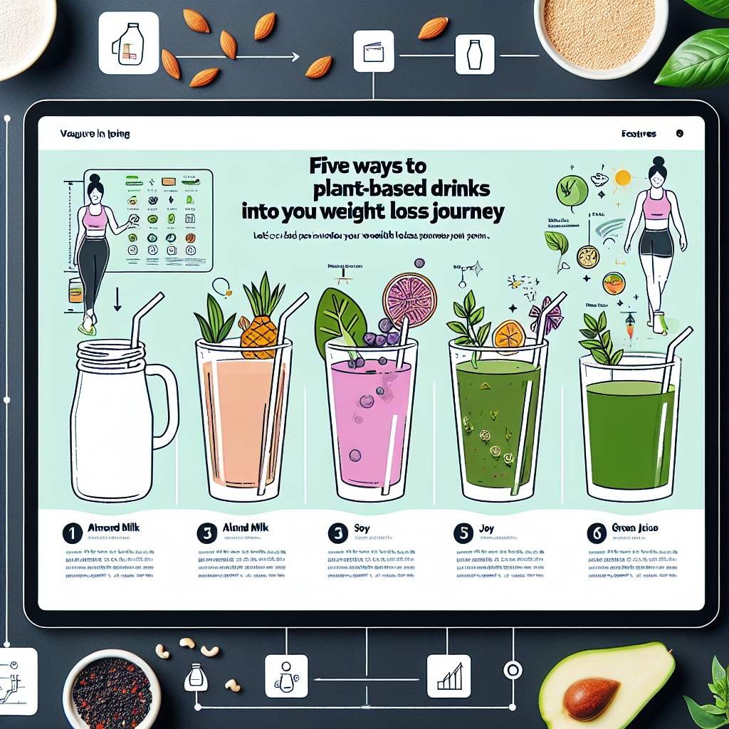 5 Maneiras de Incorporar Bebidas Vegetais na Sua Jornada de Emagrecimento
