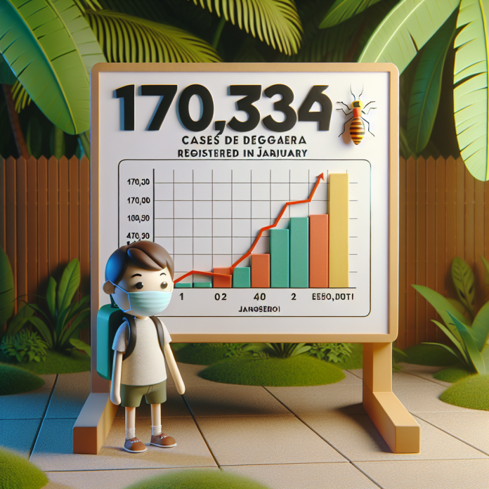 Aumento de Casos de Dengue no Brasil: 170.376 Registros em Janeiro