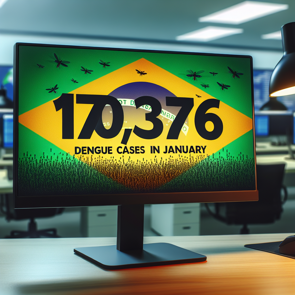 Aumento de Casos de Dengue no Brasil: 170.376 Registros em Janeiro