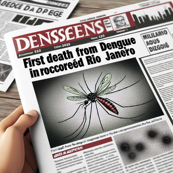Primeira morte por dengue em 2025 é registrada no Rio de Janeiro