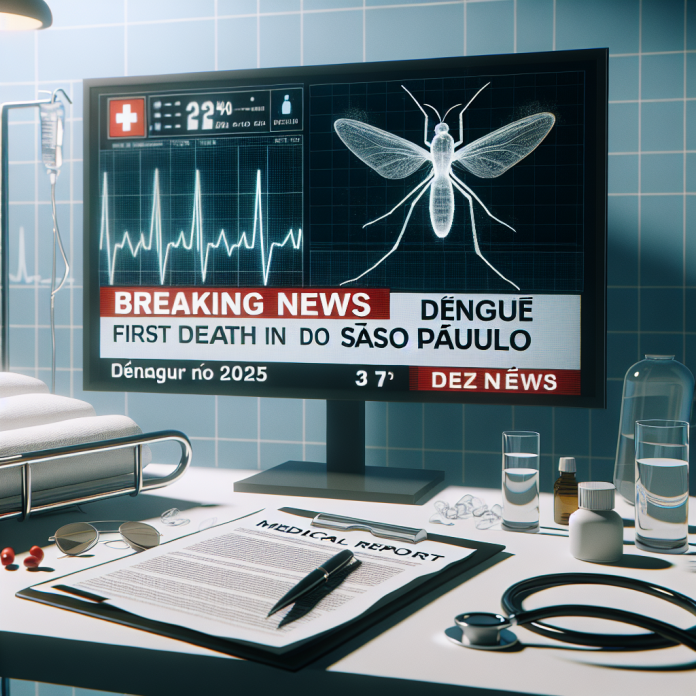 São Paulo confirma primeira morte por dengue em 2025