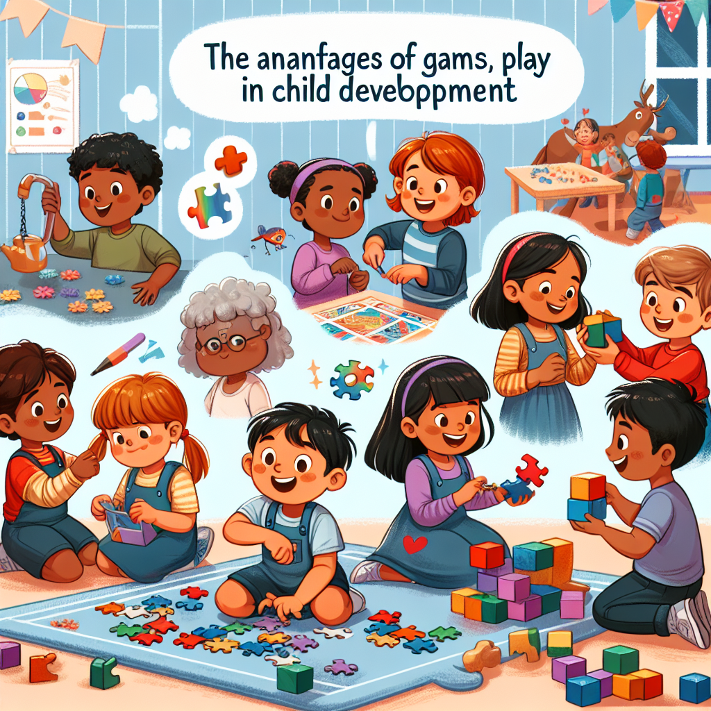 Vantagens dos Jogos e Brincadeiras no Desenvolvimento Infantil