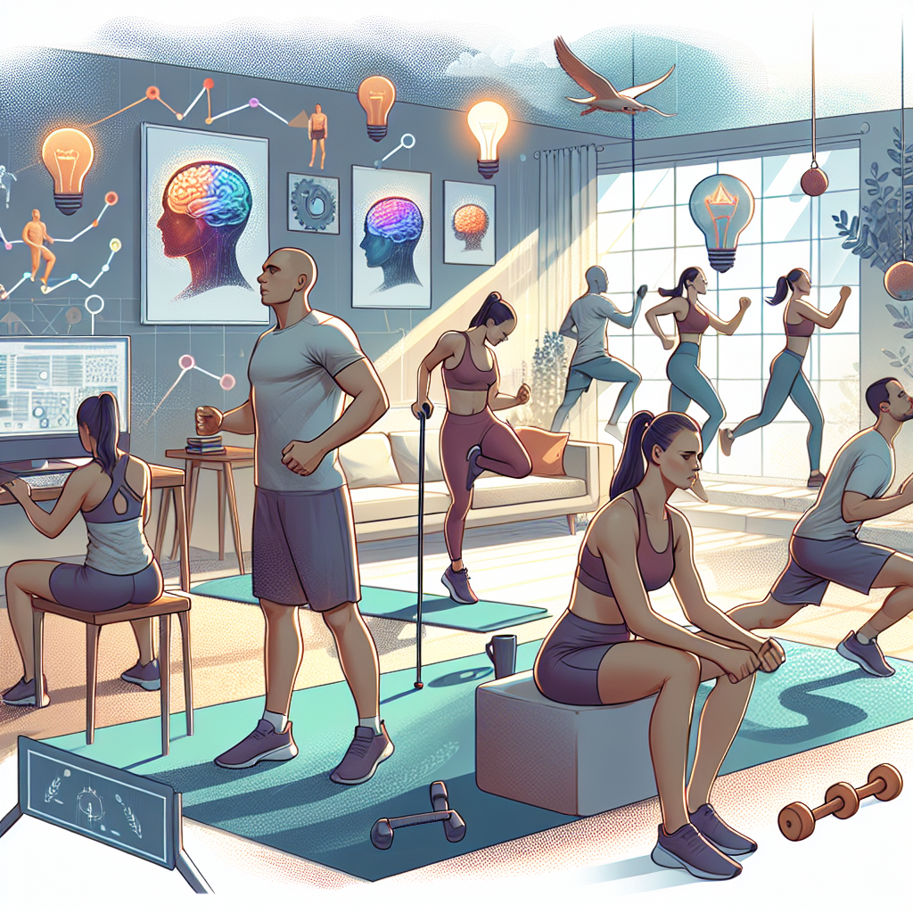 Descubra as vantagens do treino funcional em casa para o bem-estar mental